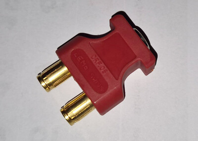 Lemo Brückenstecker CRF.0S mit Abgriff rot