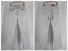 Levi's 505 Vintage 90s USA Made Thrashed Faded Grunge Straight Relaxed 33 31