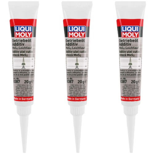 3x 20g LIQUI MOLY 1040 GETRIEBEÖL ADDITIV MoS2 GETRIEBE ÖL ZUSATZ