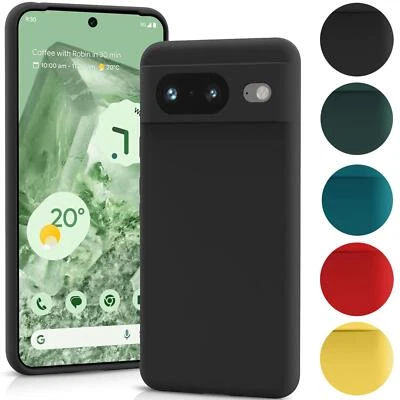 COOLGADGET Silikon Schutz Hülle für Google Pixel 8 8a Pro 9 Pro XL Tasche Slim Case Cover