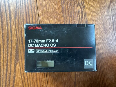 Sigma 17-70mm f/2.8-4 HSM OS AF DC Lens For Minolta/Sony