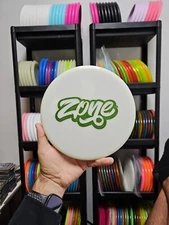 Discraft Z GLO Bar Stamp Zone 173-4g #4 Disc Golf Approach Glow White 