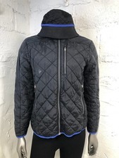 lands end primaloft black quilted jacket womens size s/m With Flaws