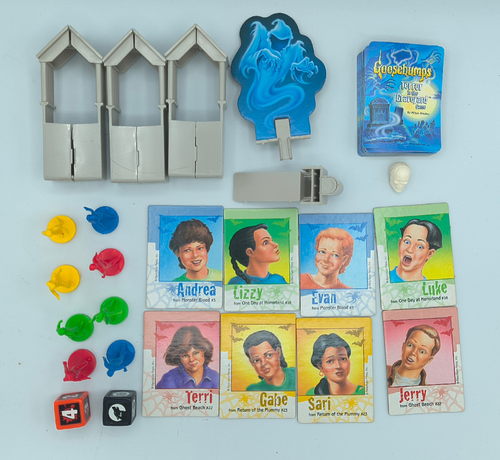 Goosebumps Terror in the Graveyard Juego de Mesa Milton Bradley 1995 100% Completo - Imagen 3 de 8