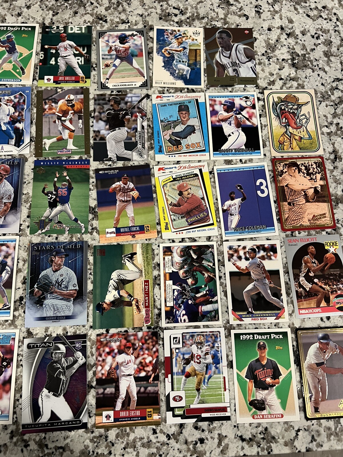 HUGE LOT Of 3000+ Sports Trading Cards - Baseball, Football, Basketball From The 1980s To 2000s (Used) 3 thumbnail image
