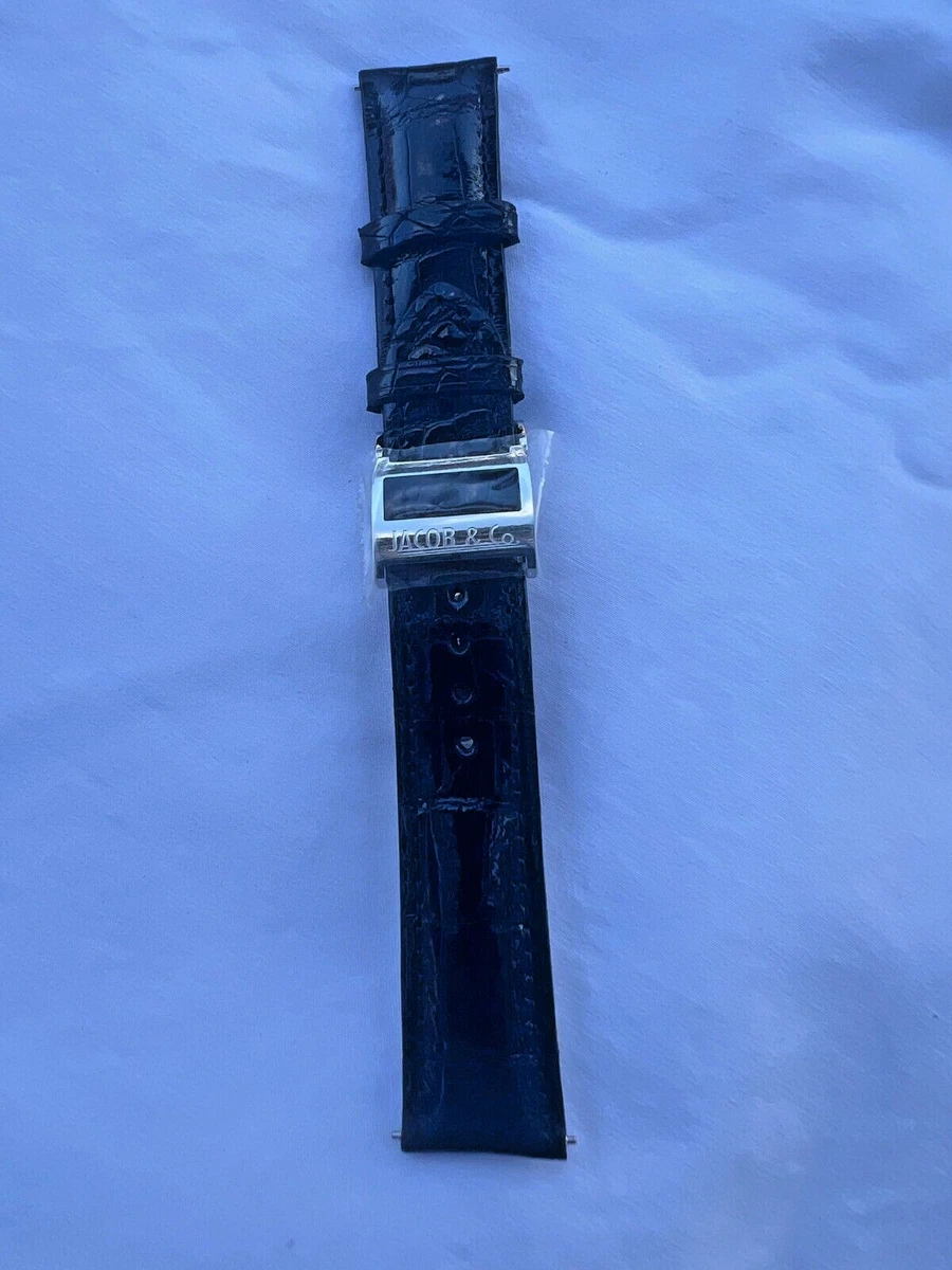 JACOB & Co. Black Leather Wristwatch Bands for sale | eBay