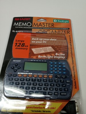 Sharp EL-6790P Memo Master Electronic Organizer, New
