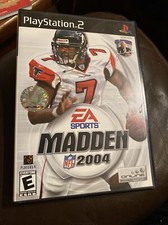 Madden NFL 2004 Sony PlayStation 2 Video Game PS2 Tested w/Manual 