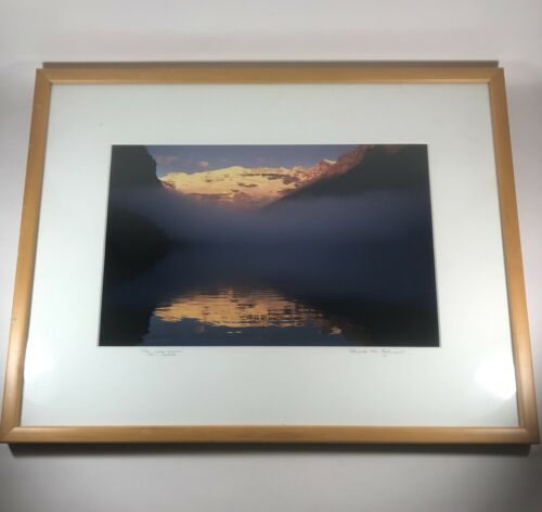 Original Foto Donald M Robinson Nebel - Lake Louise 1991 Kanada signiert - Bild 3 von 11