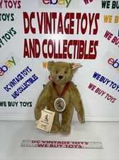 Steiff Teddy Bear, Delighted, 1997, Mohair, Germany, 665363, Carmel Color NEW