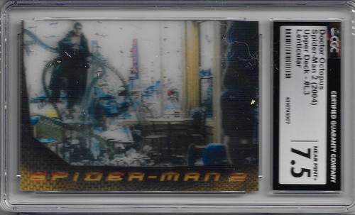 2004 UD Spider-Man2 Doctor Octopus Lenticular CGC 7.5