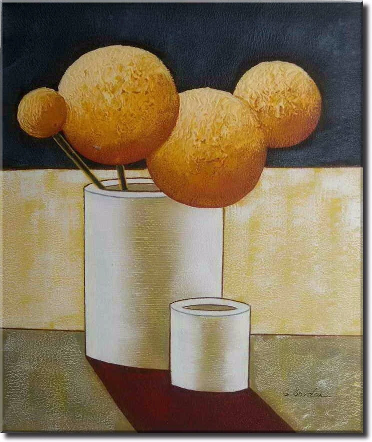 Extra Large Oil Painting x 3 Pieces - Modern Decor for Home, Office or Kitchen - image 3 of 4