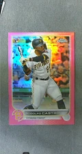 2022 Topps Chrome Pink Refractor #7 Rodolfo Castro RC Pirates