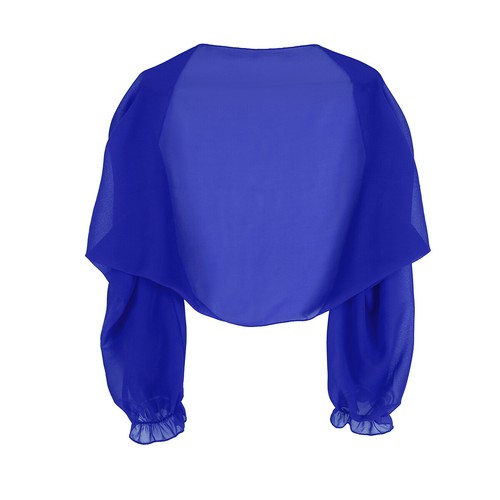 Women's Chiffon Evening Shrug Kimono Party Cardigan Cover Ups Blouse Beach Shawl - Picture 15 of 85