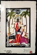 The Beverly Hills Hotel, Ltd. Edition 22 in. x 15 in. Signed Fairchild Paris