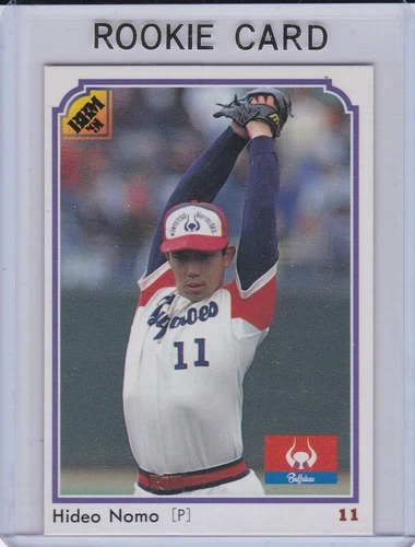 HIDEO NOMO ROOKIE CARD 1991 Baseball BBM RARE JAPAN $$ RC Los Angeles Dodgers!