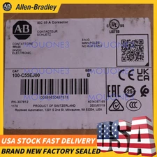 100-C55EJ00 Contactor New Sealed Allen Bradley Free Shipping