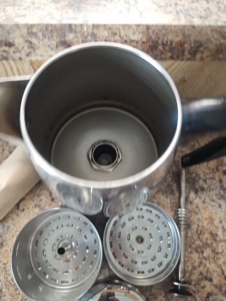 Farberware Super Fast Fully Automatic 4 Cup Vintage Coffee Percolator