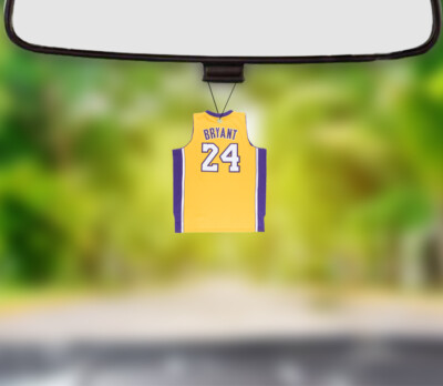 Kobe Bryant 24 Jersey Hanging Car Air Freshener New Car Smell Buy 2 Get 1 Free
