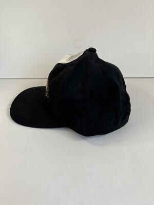 Vintage 1997 Looney Tunes Snapback Hat Black Taz Bugs Bunny USA Stamp Vintage 90s BUGS & TAZ Snapback Hat Official Looney Tunes  main image 2