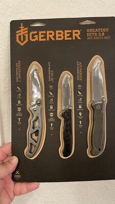Gerber 3-Piece Folding Knife Set Gerber Gear Greatest Hits 3.0