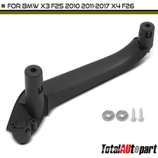 Black Interior Door Pull Handle Panel for BMW X3 F25 10-17 X4 F26 Driver Left