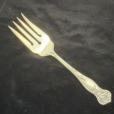 Berkshire Silver Co. Carving Fork Silverplate 7 1/2 inch Vintage Made in USA