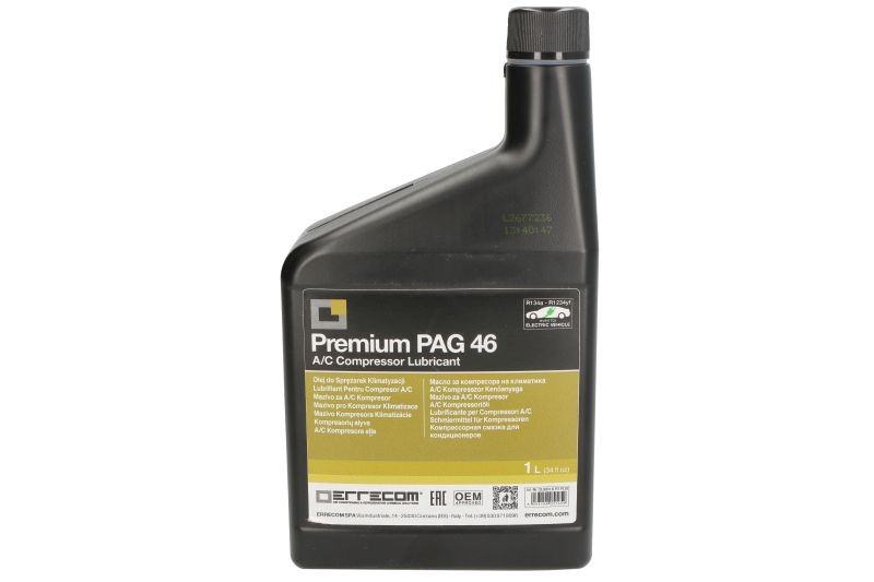 Für ERRECOM ER OL6006.K.P2 R1234yf/R134a PAG 46, 1L 1 pcs, coolant type: R1234y
