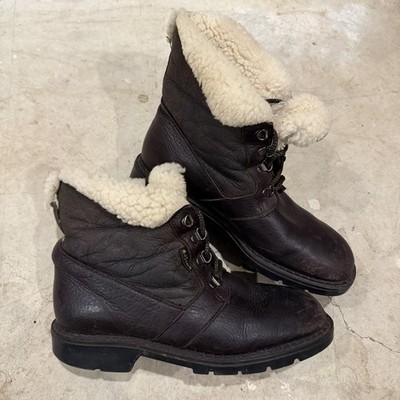Blondo Genuine Shearling Mouton Leather Waterproof Boots Made in Canada 9 B
