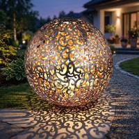 Steckleuchte AußEnleuchte Solarlampe Gartenlampe Orientalisch Kugel D 40 Cm