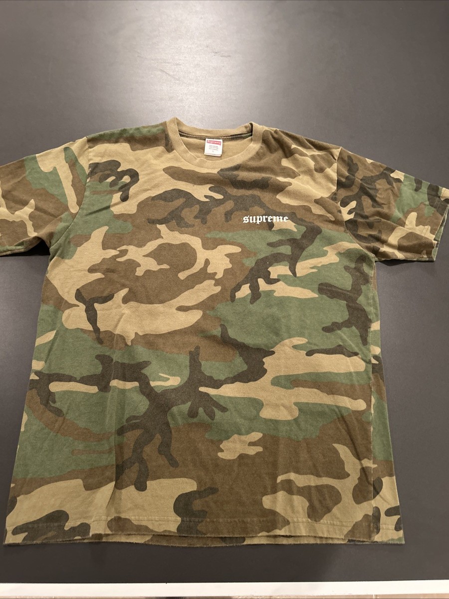 Supreme Target Tee Camo Large | eBay
