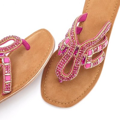 NEU! COX Zehntrenner mit  Strasssteinen Fb. Fuchsia  Gr. 38