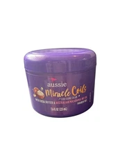 Aussie Miracle Coils STRETCHING CREAM Australian Macadamia Nut Oil 7.6oz (1 New)