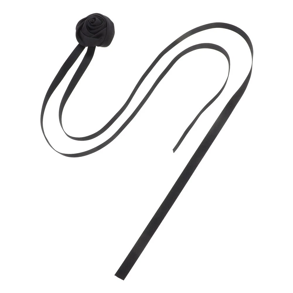 VETEMENTS Collana rosa fatta a mano uomo fiori girocollo moda collane per donna