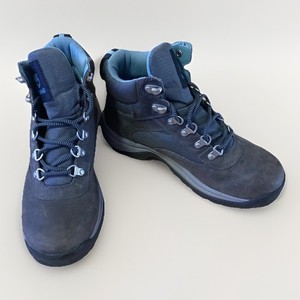 Timberland Hiking Boots Women 8 White Ledge Gray Waterproof TB1A42KWF49