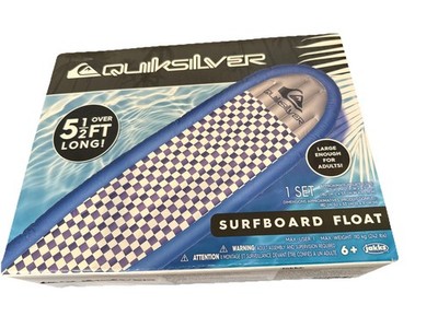 Quiksilver Checkers Surfboard Float 5'11'' Length NEW