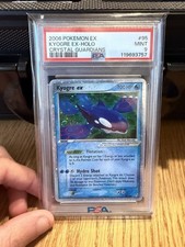 Kyogre EX Holo PSA 9 Crystal Guardians Card 95/100 *Swirl* on eBay