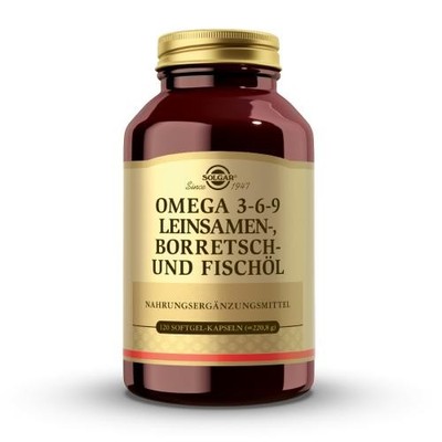 SOLGAR Omega 3-6-9 Kapseln 120 ST PZN 18814683