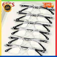 6pcs Ultra-light Rimless Reading Glasses for Men  Women - Hd Presbyopic Readers