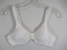 Bali Passion For Comfort 2-Ply Seamless Bra 34C White Underwire 3383