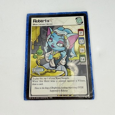 Neopets TCG Roberta Trading Card Promo The Darkest Faerie