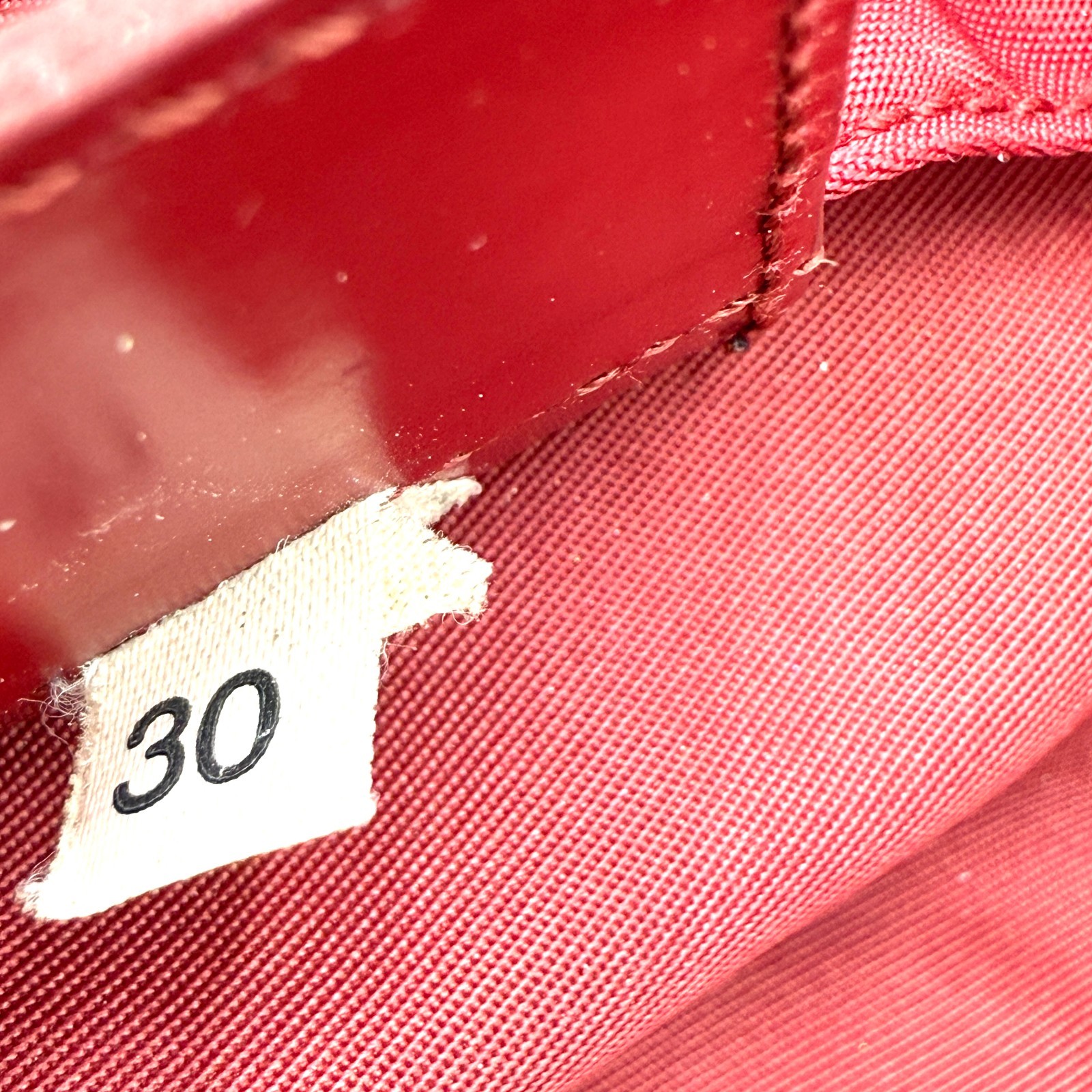 PRADA Drawstring Pouch Nylon Red Auth 913 thumbnail 13