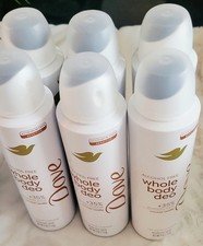 Lot Of 6 Dove whole body deodorant spray With Serum. 4oz Coconut Vanilla