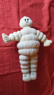 Michelin Mann Männchen Bib Bibendum Plüsch Stofffigur ca 33cm Werbung