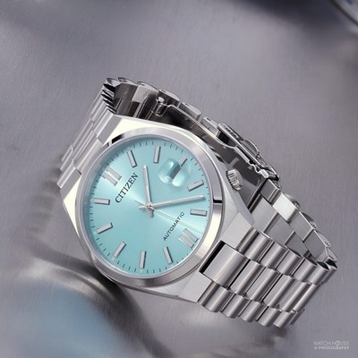 Citizen Tsuyosa Automatik Herrenuhr NJ0151-88M Blau