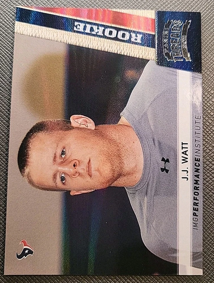 🏈 2011 Panini Threads #190 JJ J.J. WATT Rookie (RC) Silver Parallel #'d /250 SP - Image 2 of 3