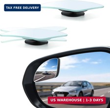 Livtee Blind Spot Car Mirrorasymmetric Fan Shaped Hd Glass Frameless Convex Rea