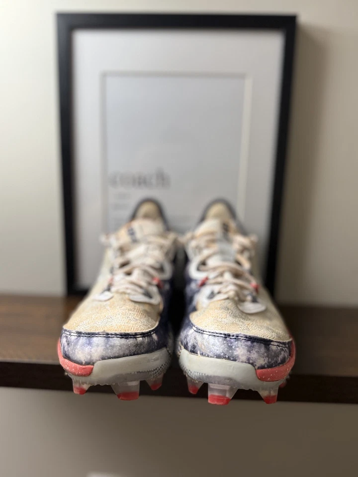 7.5m - Under Armour Harper 8 Elite TPU USA  Baseball Cleats [3027014-100] - Image 4 of 4