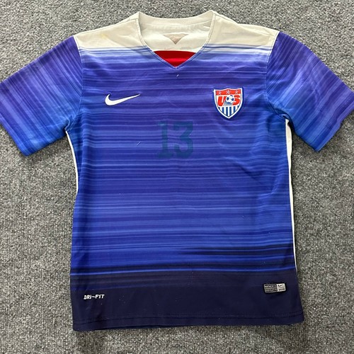Nike Soccer Jersey Womens Size S Alex Morgan 13 USWNT Blue Gradient Dri-Fit