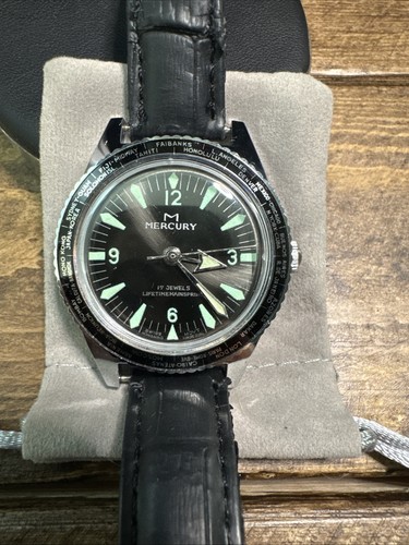Mercury Diver Style Running Men's Watch 17 Jewels   Mechanical